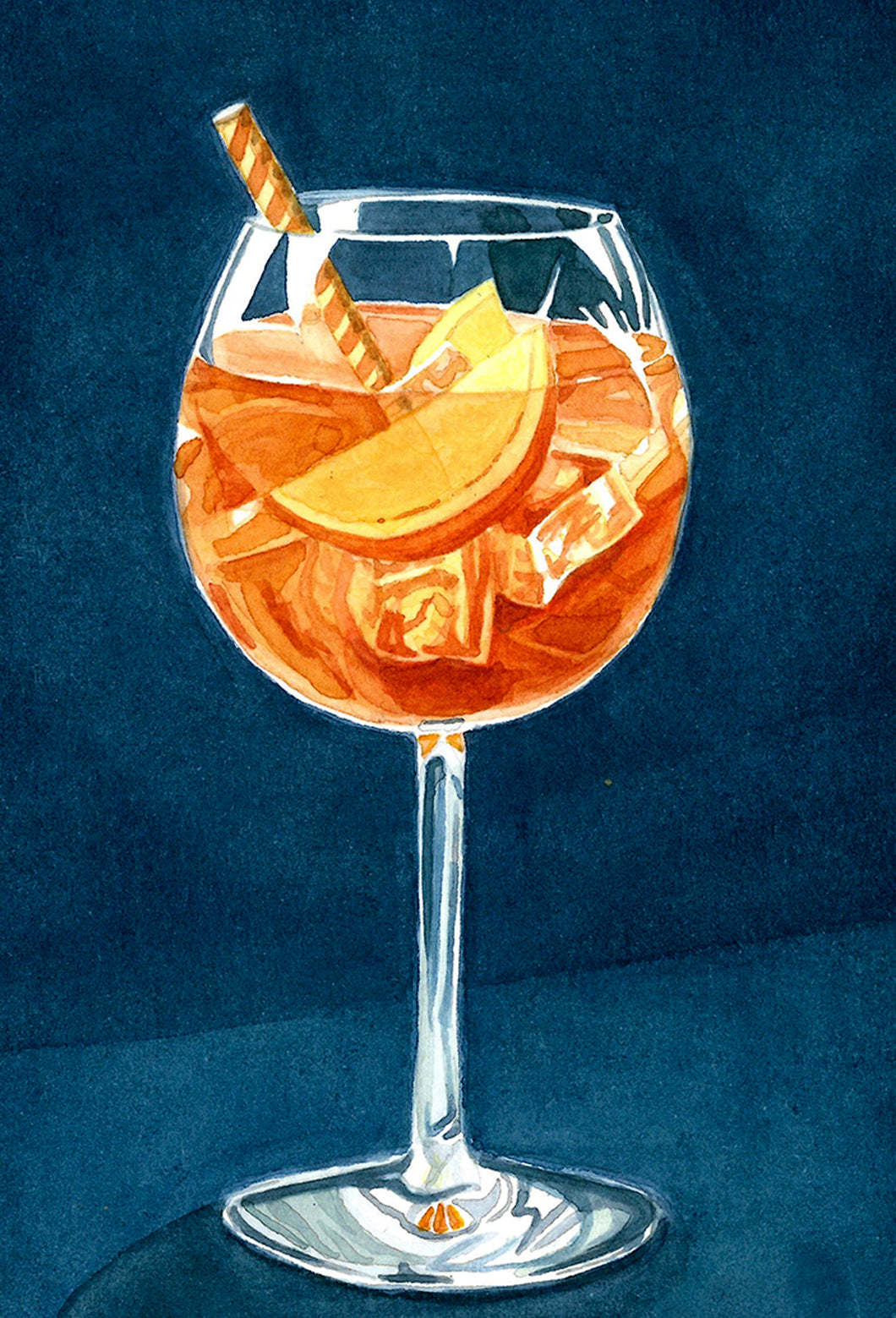 Blue Aperol Spritz